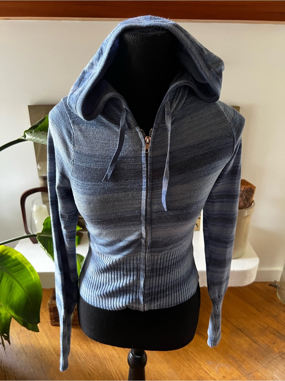 NWT Frankie's Bikinis Aimee Space Dyed Soft Hoodie